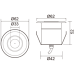        .  AquaViva HJ-RC-SS62, 1led 3W RGB (AISI-316) + 