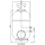    Evospace Cosmo Pro .610 , DN40, H=1080 , 