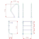      Flexinox TWO-PIECES 2-  AISI-316 3 