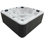    Delfi Spa Hydra 230x230x96 ,  Silver White