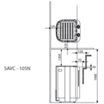    Sawo Savonia Combi SAVC-105NS-Z