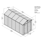   () Palram Skylight (6*12), tan