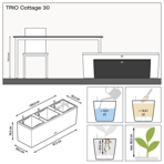   () Lechuza () Trio Cottage 30 -