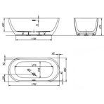    Kolpa Dalia FS 17080 ,  Basis, black/white