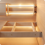      Cariitti Sauna Linear RGBW Led 1 M
