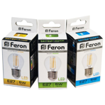    (LED) E27 Feron LB-61 4LED(5W) 4000K  aka COG G45